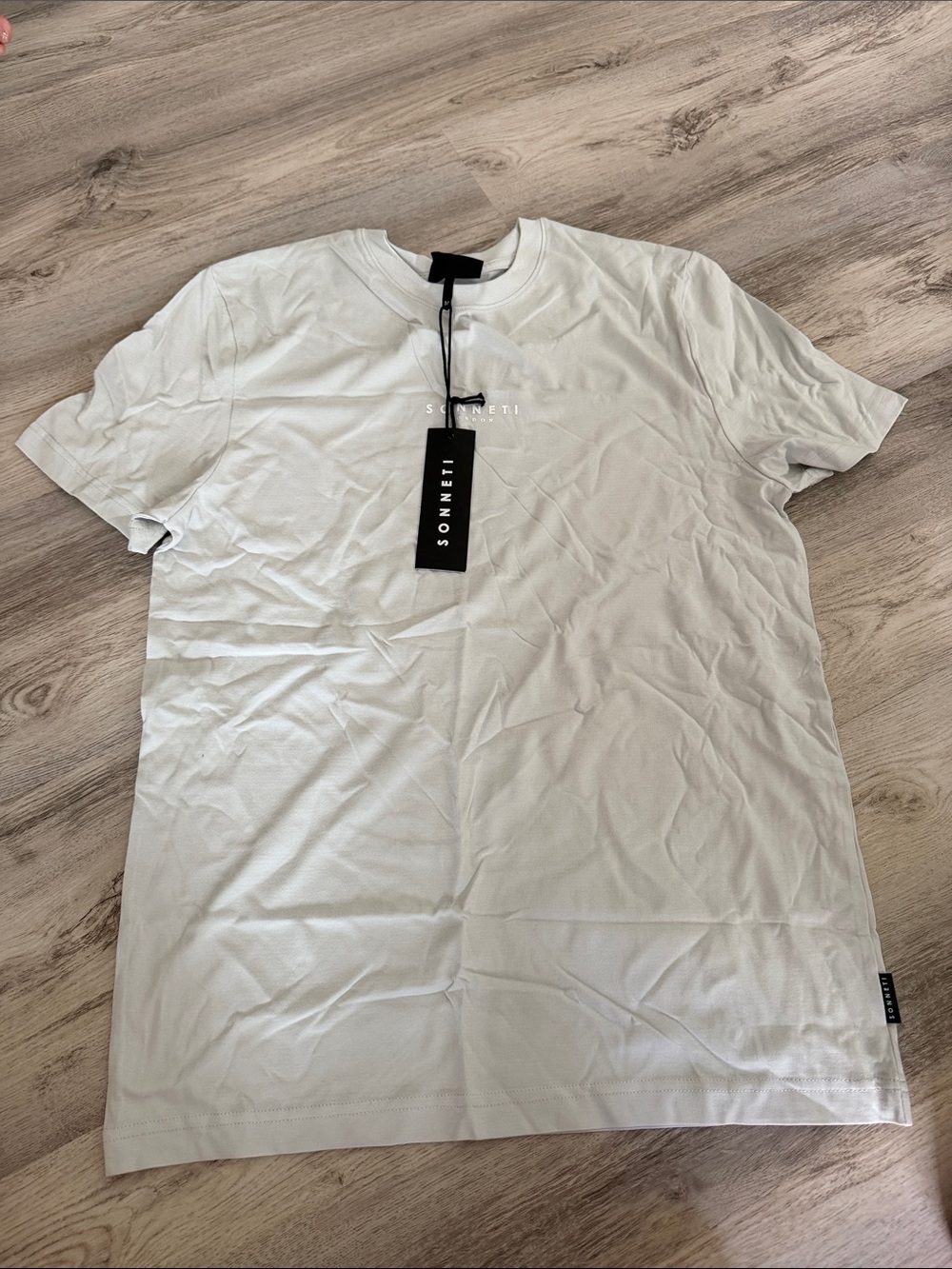 White Short-Sleeve Logo Tee